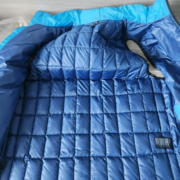 Tommy Hilfiger Mens Tropical Blue Polyester Duck Down Puffer Vest L/G - Picture 15 of 16